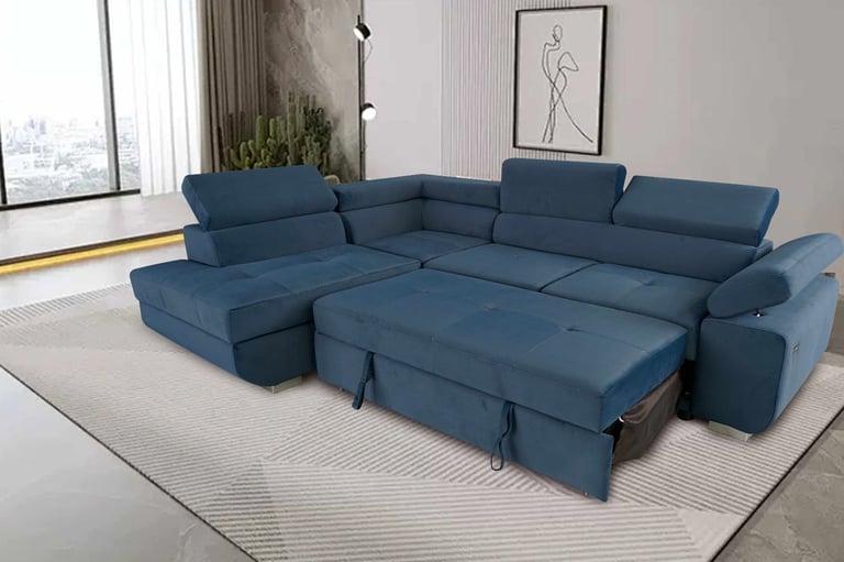 image for New Artic Corner Sofa bed in stock / Same day next day delivery 