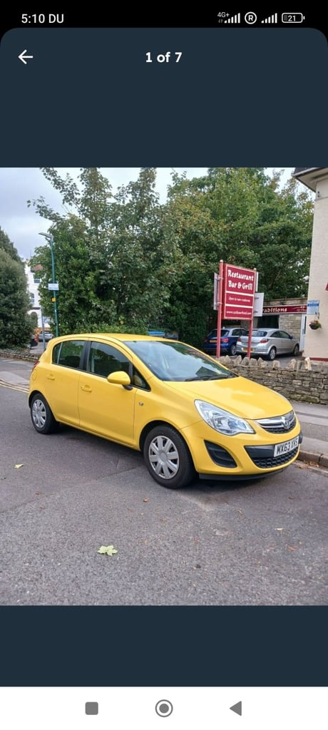 Vauxhall Corsa,one year MOT