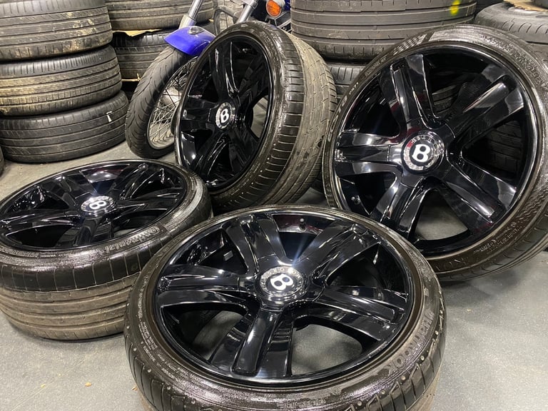 19” inch genuine Bentley alloy wheels 5x112 gt Vw golf caddy scirocco