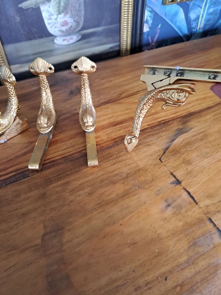 image for Koi karp chinese gold vintage shelves 