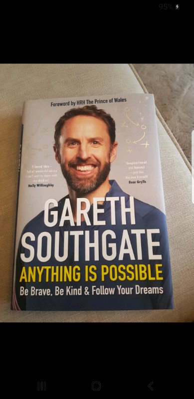Gareth southgate anything is possible hardback book