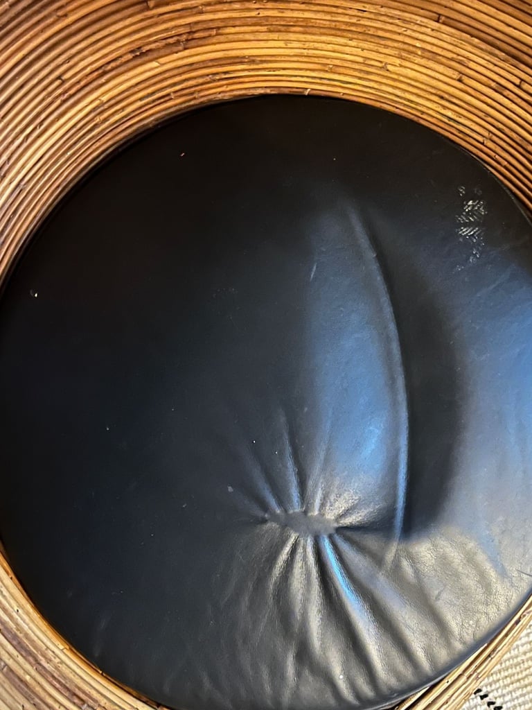 Vintage Habitat Donut Rattan Tub Chair - Iconic Statement Piece