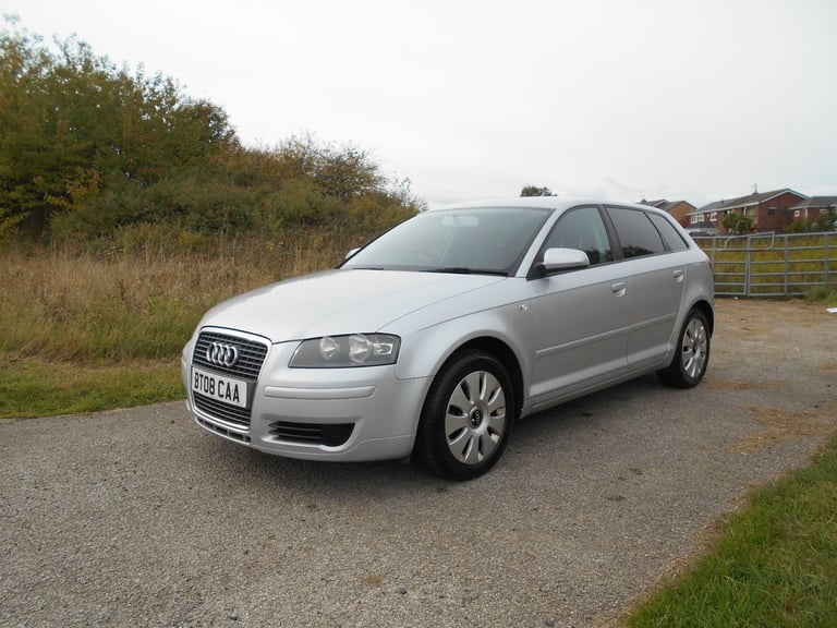 AUDI A3 SPECIAL EDITION 1.6 HATCHBACK STUNNING SILVER 2008 BARGAIN ONLY £1495 *LOOK* PX/DELIVERY