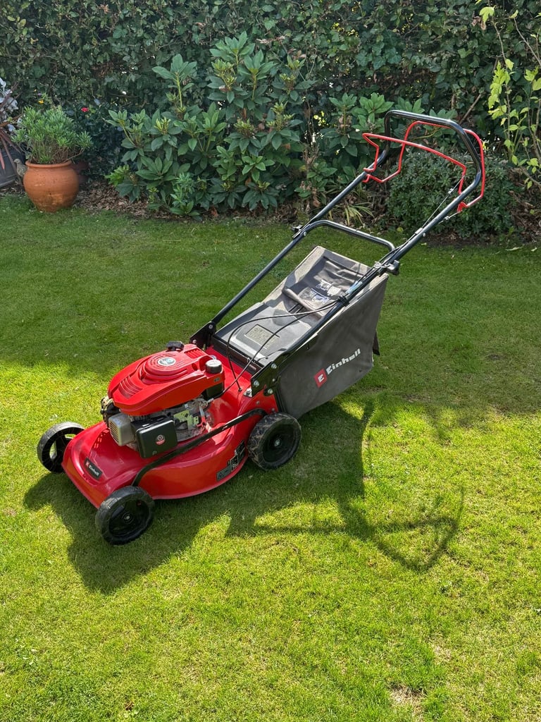 Einhell Lawnmower Petrol Self Propelled 46cm Rotary 4-Stroke 2000W 50L Grass Box