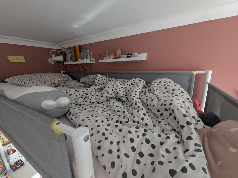 Ikea loft bed, mattress not included!