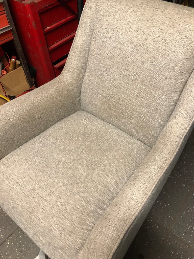 Grey armchair
