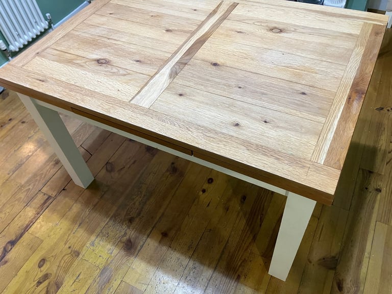 Dining Table - Solid Oak, Extendable, from Furniture Village