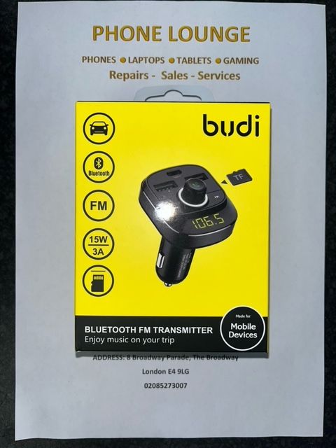 Budi Bluetooth FM Transmitter 15W