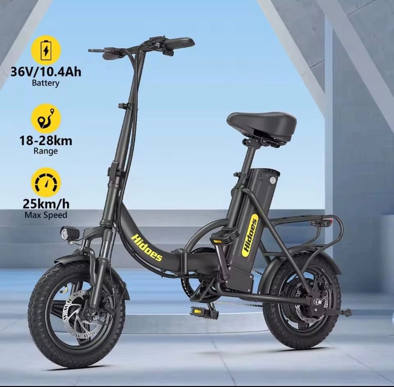 image for Electric Folding E-Bike 36v Brandnew In Box Perfect Xmas present 
