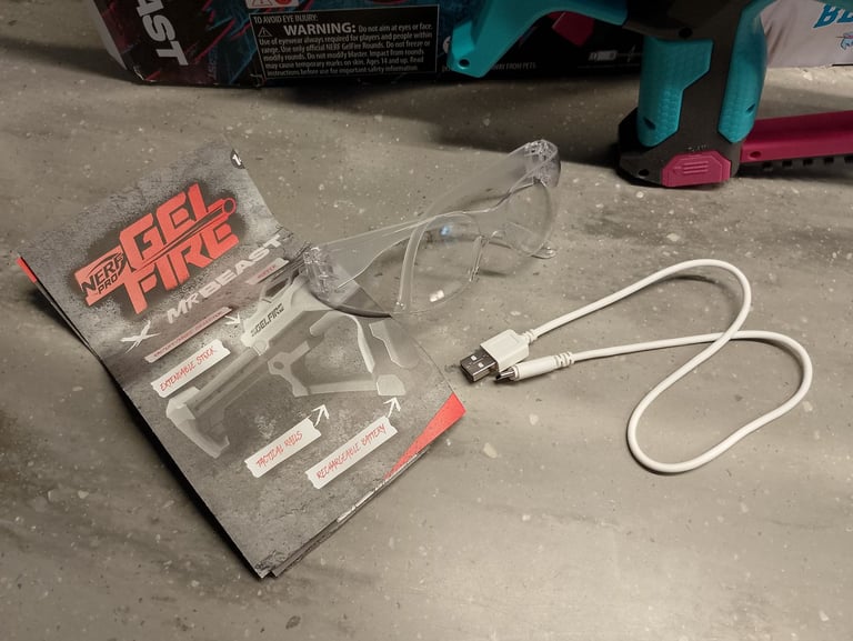 Nerf gelfire Mr Beast 