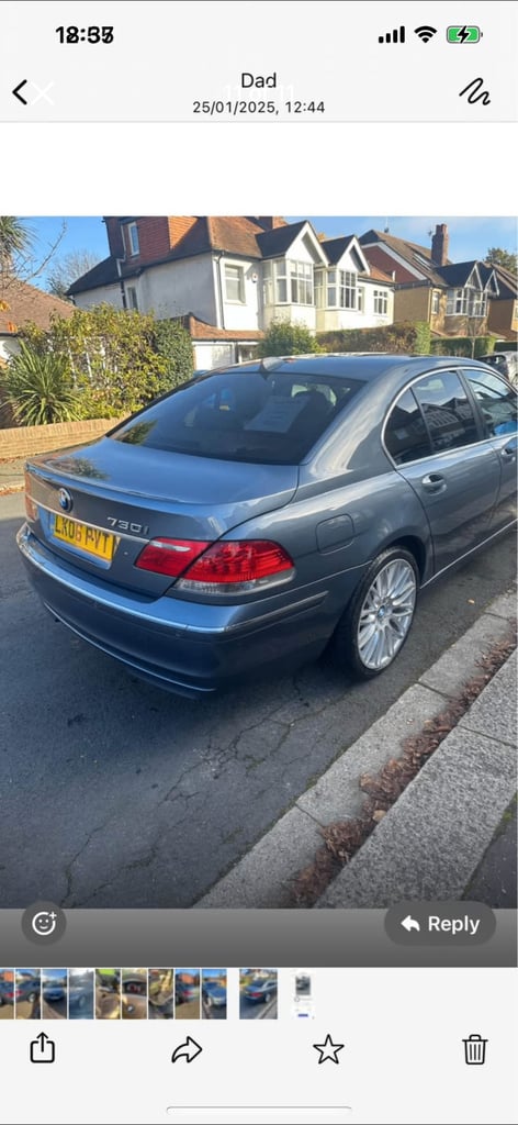 BMW, 7 SERIES, Saloon, 2006, Semi-Auto, 2996 (cc), 4 doors