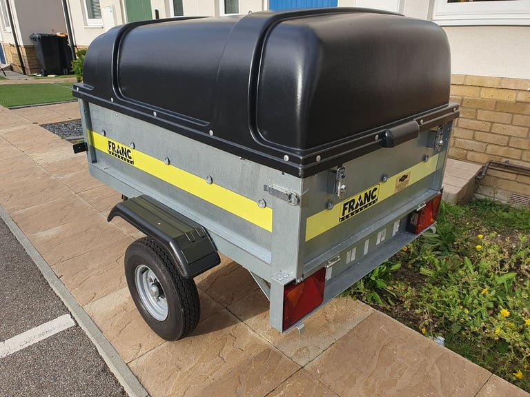Franc 4x3 trailer with ABS hard top 