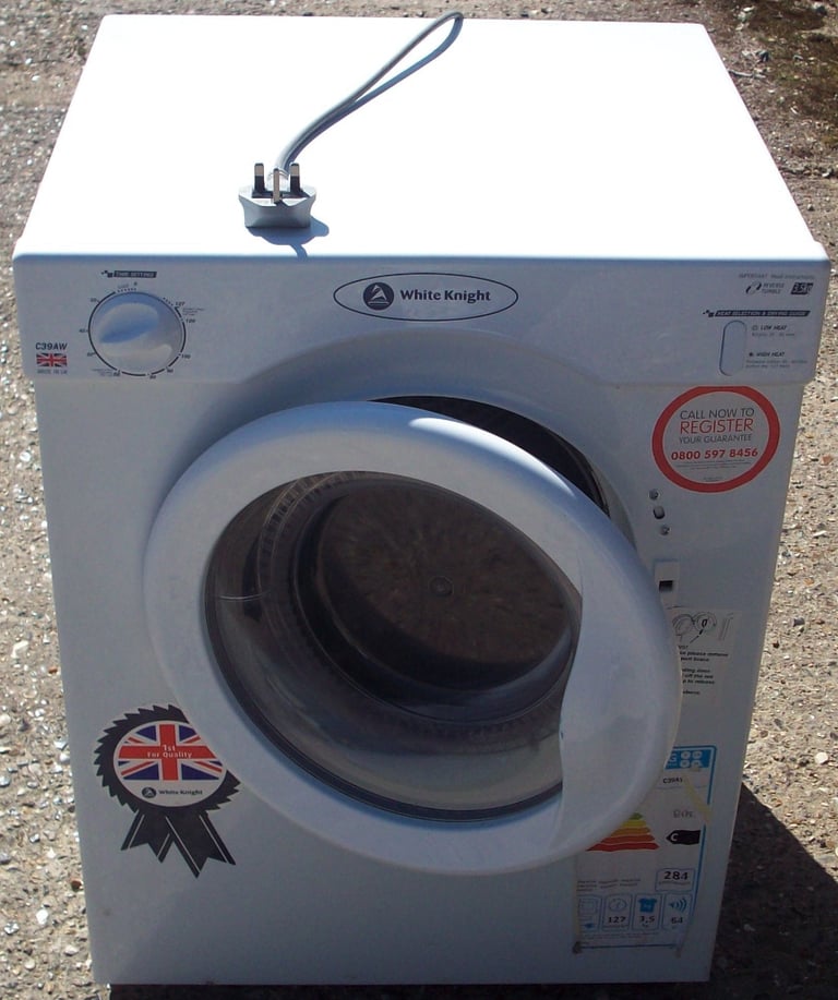 TUMBLE DRYER White Knight C39AW IN CLEAN AND WORKING ORDER 51 x 49 x 28cm