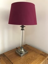 Thomas & Franks Table Lamp with Red Shade