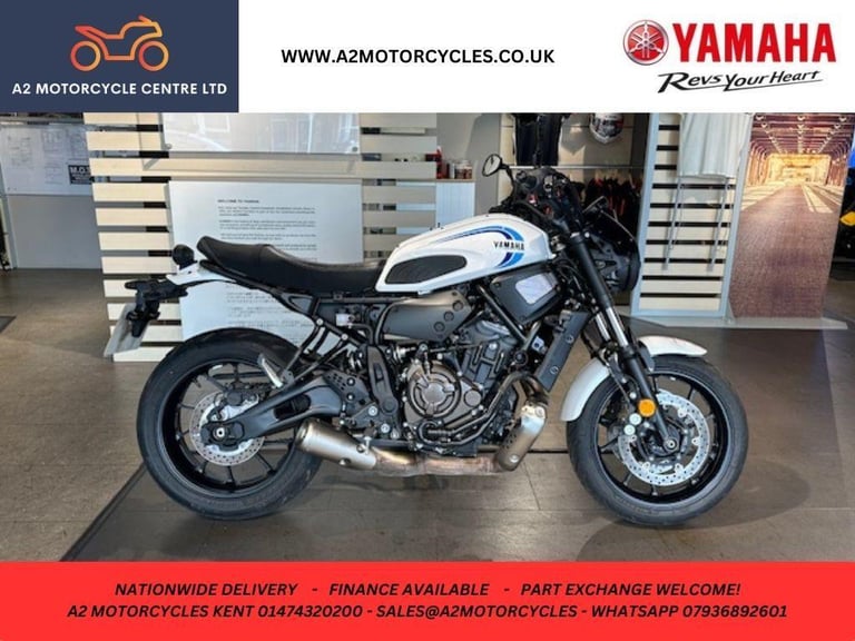 2024 Yamaha XSR 700 fitted with lots of Yamaha Extras!  Ex-Demo