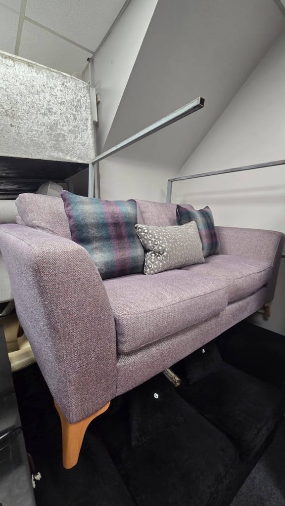 image for 2 seater  sofa in thick grade of fabric £125