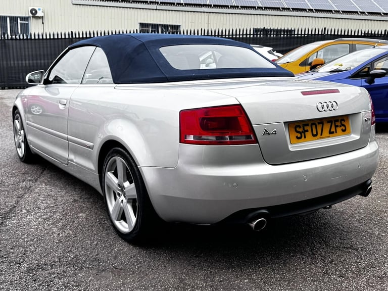 2007 Audi A4 Cabriolet 1.8T S line Multitronic 2dr CONVERTIBLE Petrol Automatic