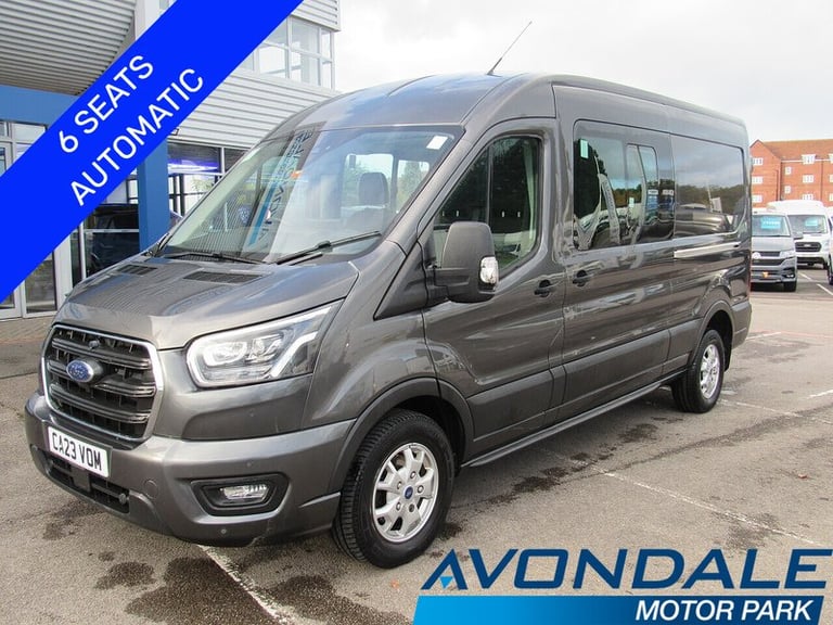 2023 Ford Transit 350 EcoBlue Limited LWB L3 H2 AUTOMATIC KOMBI CREW VAN 6 SEATS 2.0 6dr Comb Com...