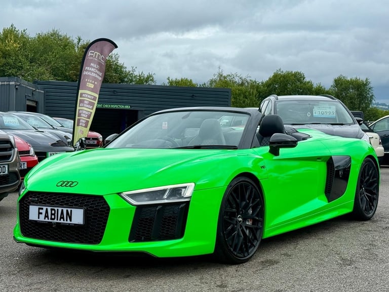 2017 Audi R8 5.2 FSI V10 Spyder S Tronic Quattro **£22,000 of Spec - Ceramics**