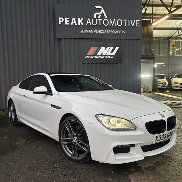 BMW 6 SERIES 3.0 640d M Sport Coupe White Auto Diesel 2012