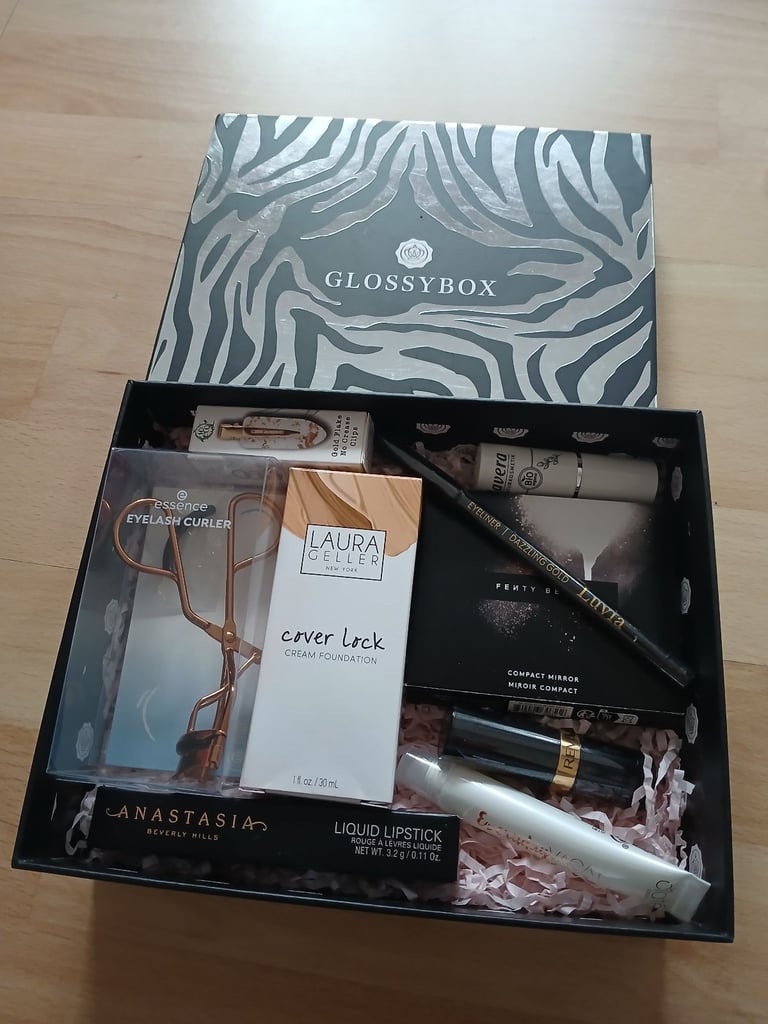 Bran new glossy box beauty designer items gift box