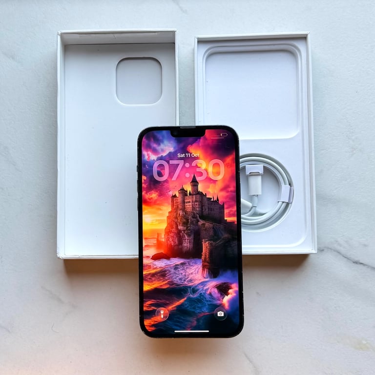 image for iPhone 13 Pro Max 128GB Unlocked (Good Condition) With Box & Charger