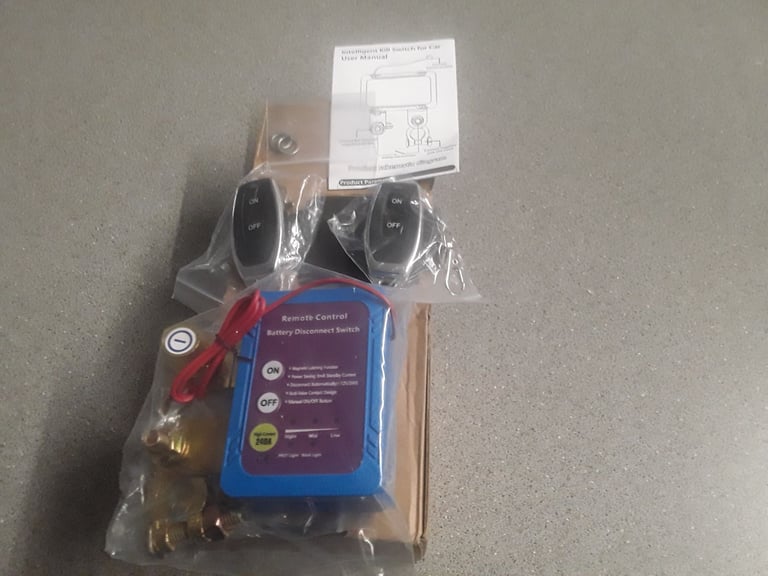 image for Vehicle anti theft device kill switch as x2 remote controls protect your vehicle brand new 