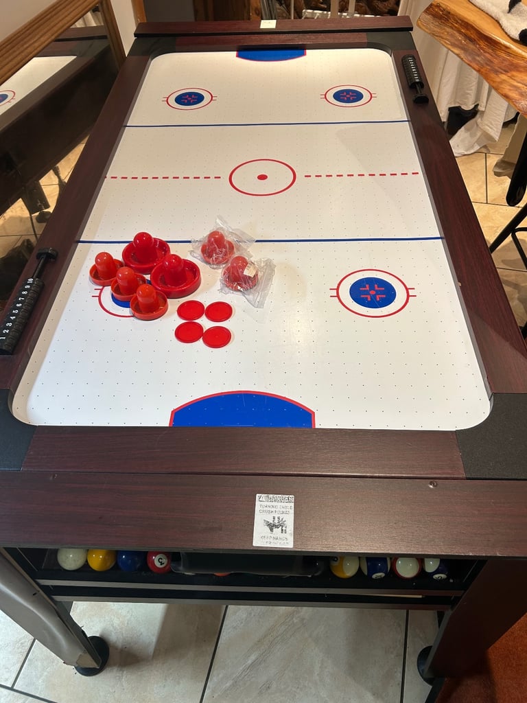 Pool and Air Hockey Table 