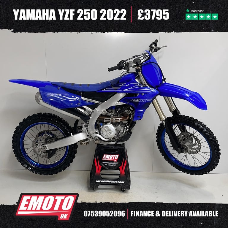 image for YAMAHA YZF 250 2022 Motocross Bike 250cc @EmotoUK - Finance Available