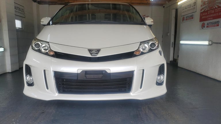toyota toyota estima 2.4 automatic in white fresh japanese import 2012 
