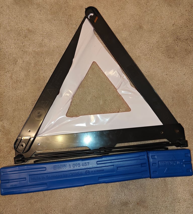 BMW OEM Warning Triangle – Made in Germany 🇩🇪