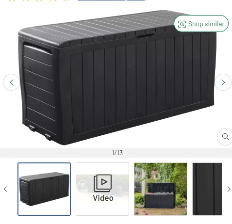 Garden storage box for Sale | Outdoor Settings & Furniture | Gumtree
