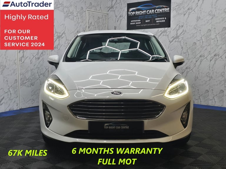 2018 Ford Fiesta 1.0T EcoBoost GPF Zetec Hatchback Euro 6 ULEZ (s/s) (100 ps) 3dr Petrol HATCHBAC...
