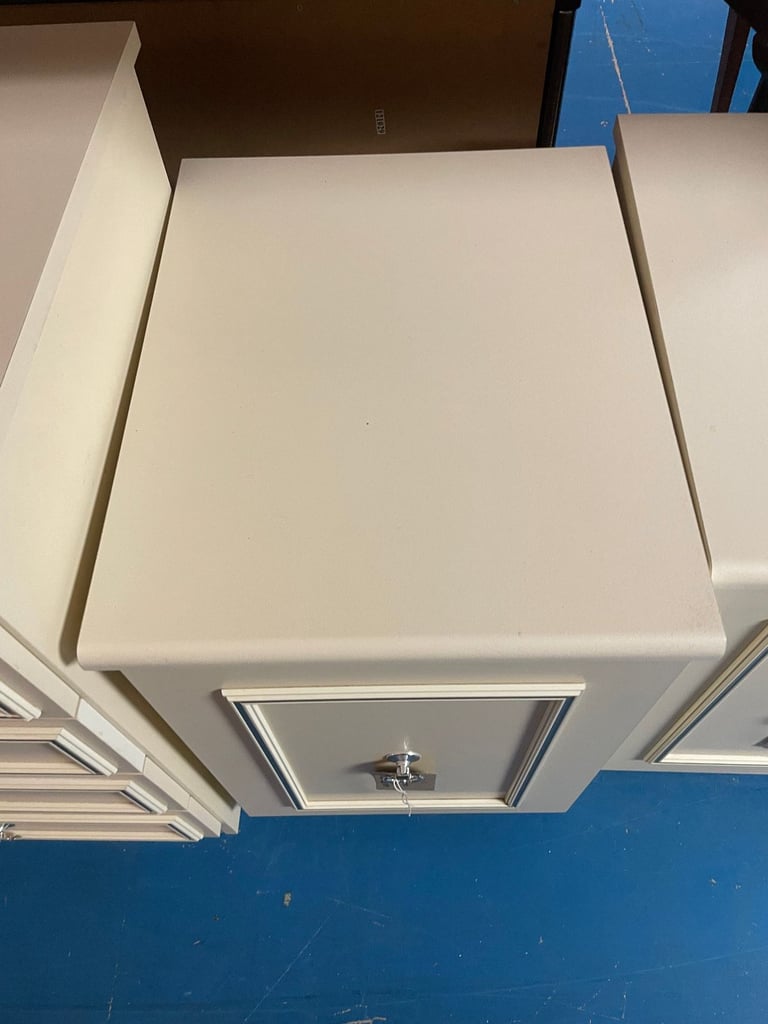 Cream Bedside Cabinet (2 available) TCL Reuse 99946, 99947