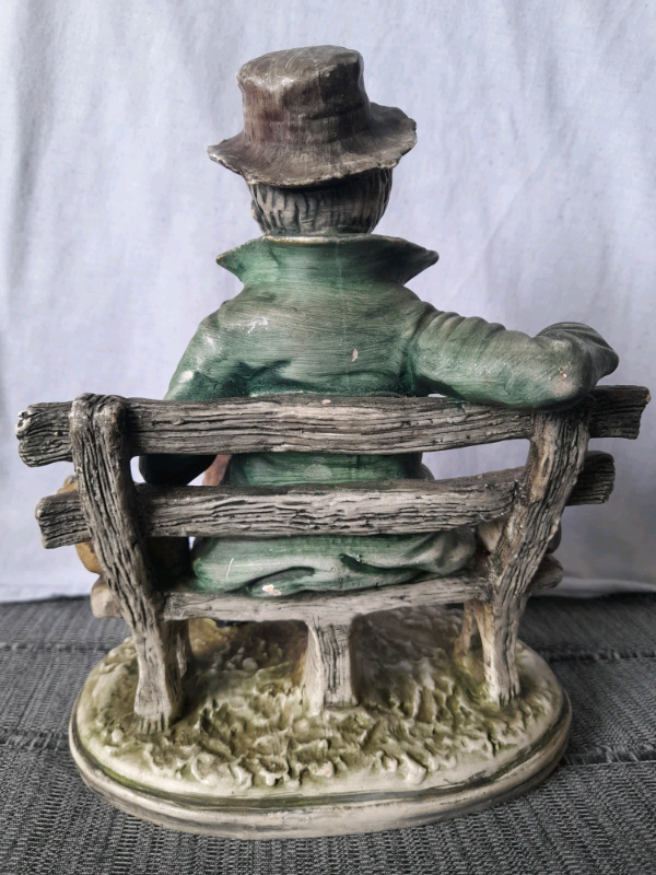 Vintage Old Man Figure Ornament 