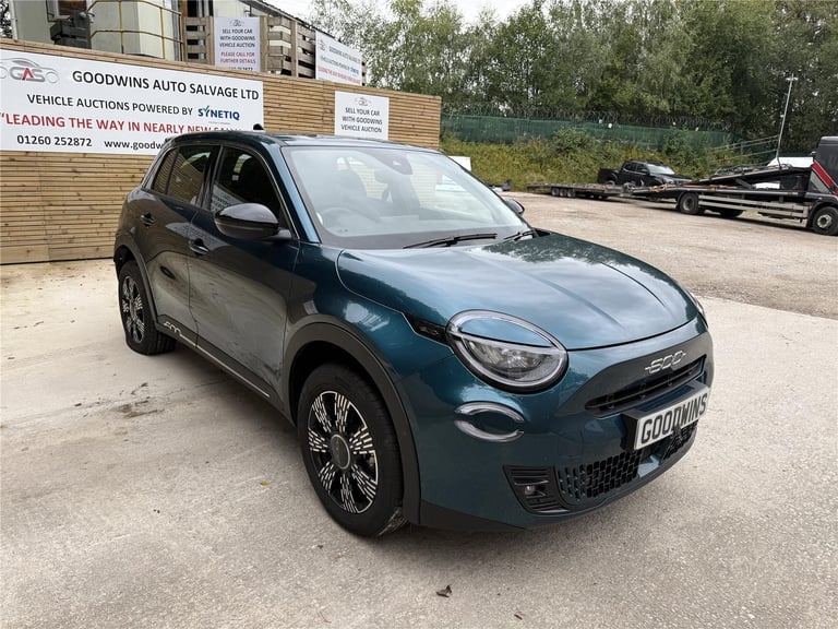 2025 FIAT 600 BASE 1.2 MHEV AUTO DAMAGED REPAIRABLE SALVAGE 