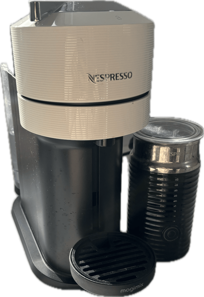 Nespresso by Magimix Vertuo Next Pod Coffee Machine - White & Milk Frother