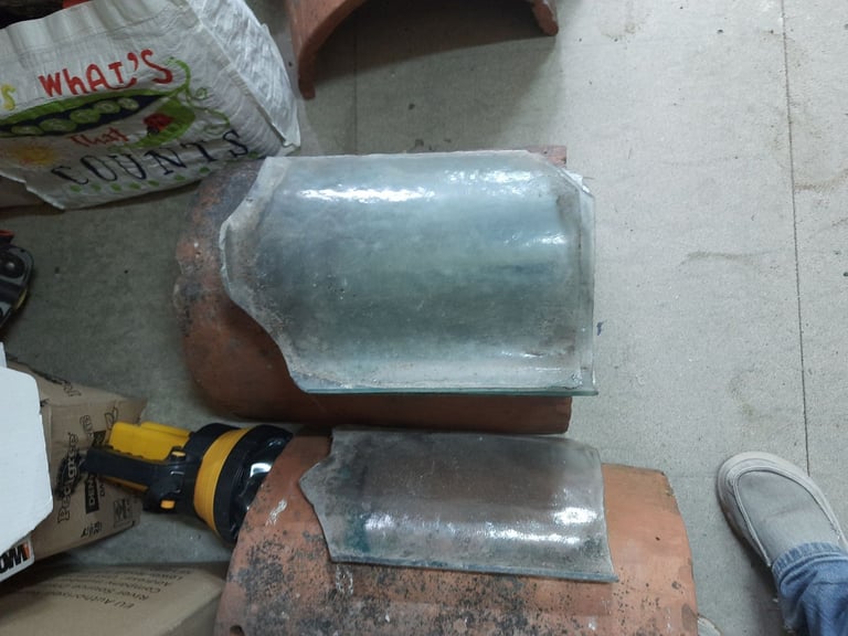 Pan Tiles – GLASS  - Vintage - Reclaimed 