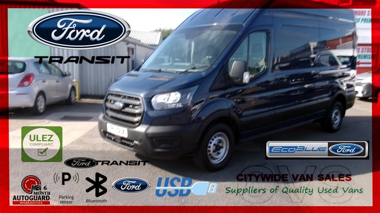 2021 Ford Transit 2.0 EcoBlue 130ps H3 Leader Van PANEL VAN Diesel Manual