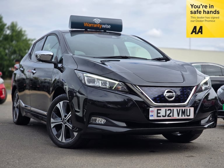 image for 2021 Nissan Leaf Electric 62kWh PCO Eligible e+ Tekna Hatchback P/Leather 5dr ULEZ Free HATCHBACK...