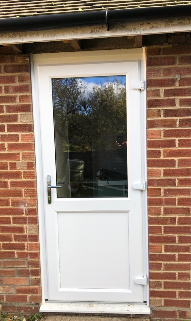 UPVC External Double glazing back door 