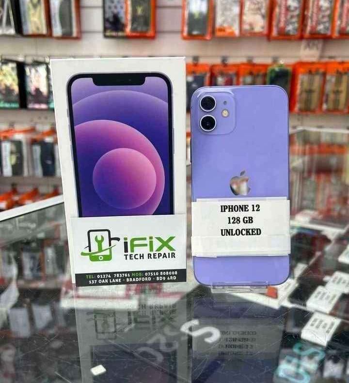 image for I phone 12 64GB purple Colour 