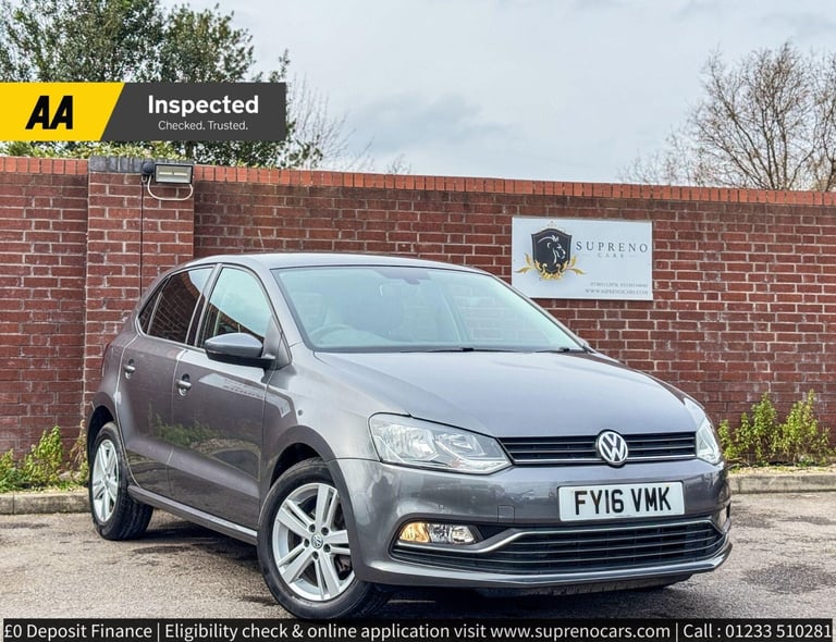 image for 2016 VOLKSWAGEN POLO 1.2 TSI Match 5dr DSG Automatic Petrol EU6 ULEZ Grey