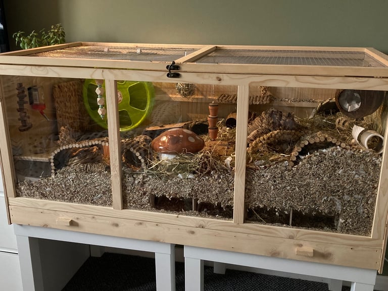 Pawhut Gerbil Cage & Supplies 