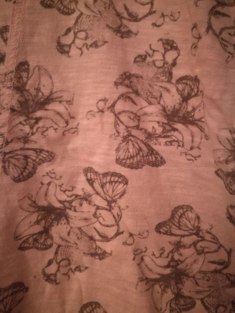 Pink grey patterned top 12