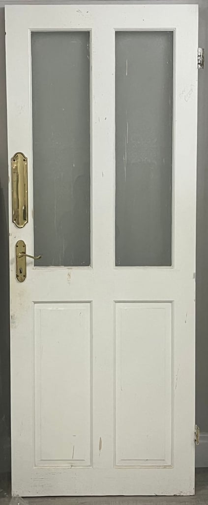 image for Interior door with two glass panes £30