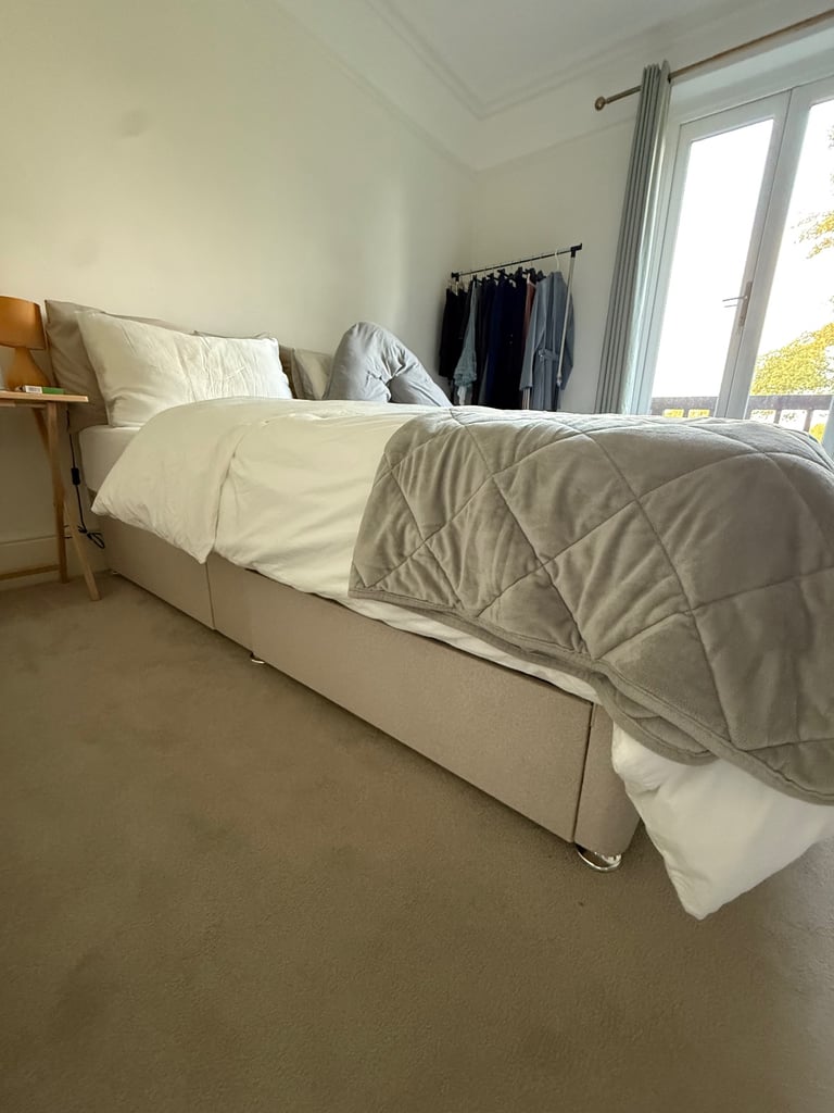 2 single beds can be joined to be king with mattress