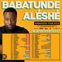 Have 2 tickets to see Babatunde Aleshe for Sunday 19th in Colchester 