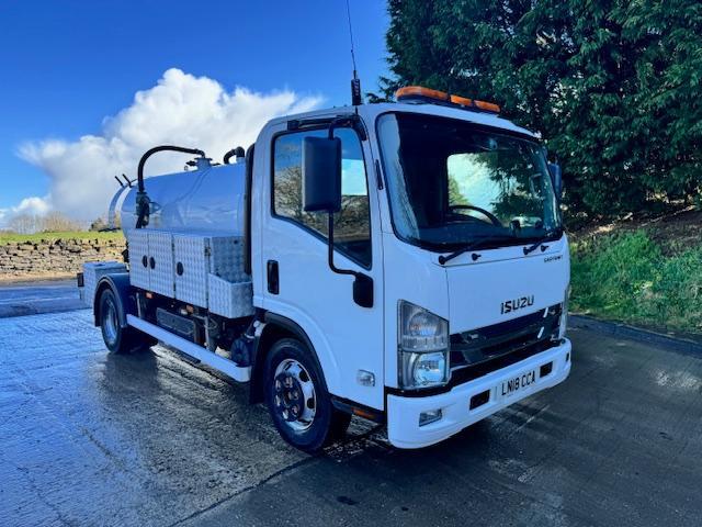 image for 2018 ISUZU N75.190 GK&N 3600ltr vacuum tanker twin wash down hoses 