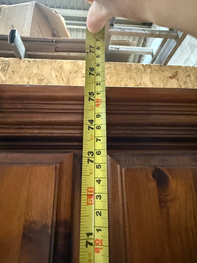 Ducal Pine Double Wardrobe With Drawers